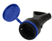 фото Каучуковая розетка Filum FL-CS-P-EU-IP44-BL
