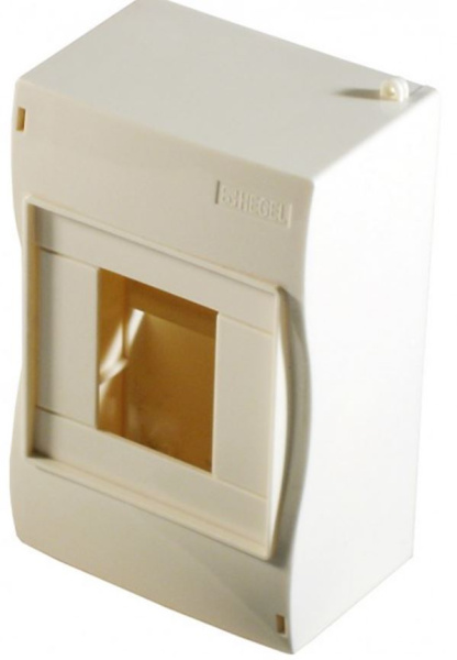 Изображение товара Навесной бокс HEGEL КМ2040 из пластика с пломбировкой белого цвета