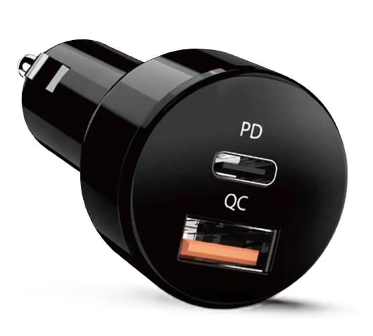 

Зарядное устройство автомобильное Genius PD-36AC-Car 32590008400 USB-A/USB-C, 12-24В макс. 5 А, PD-36AC-Car