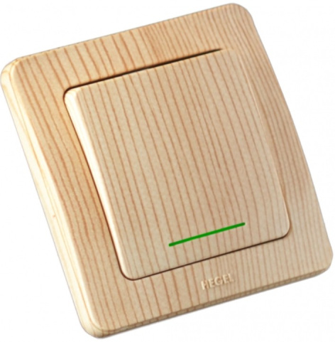 Изображение товара Одноклавишный выключатель HEGEL ВС16-312-02 для освещения надежное управление