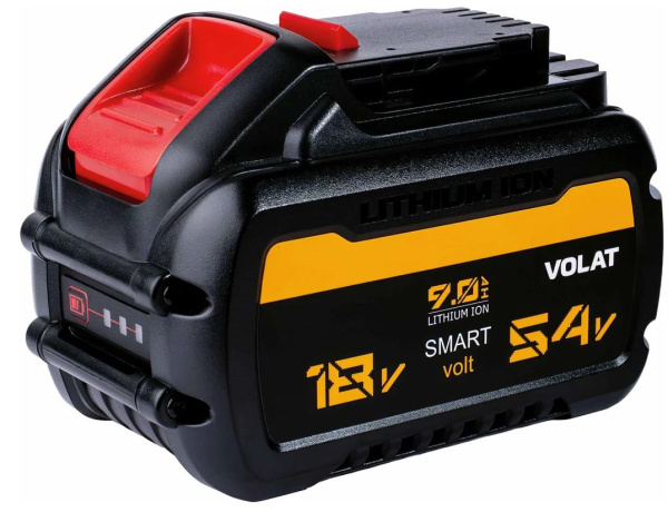 Изображение товара Батарея VOLAT VT-DCB606 с напряжением 18.0V/54.0V и емкостью 9.0