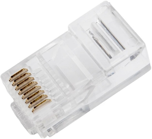 Изображение товара Коннектор RJ45 для витой пары категории 5e, 100 шт Netlan EC-UP8P8C-5E