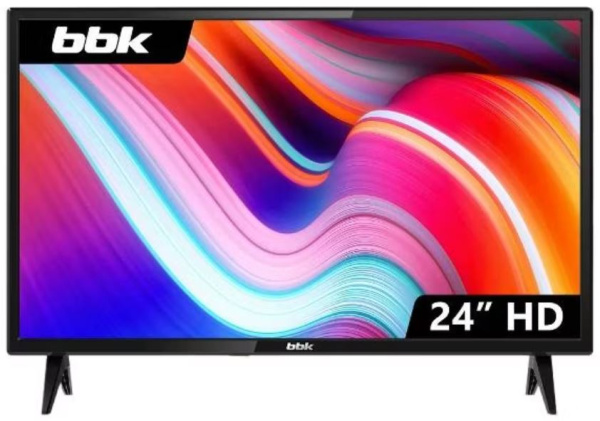 Изображение товара ТВ LED 24 дюйма BBK 24LEM-1049\/T2C (B) с HDMI и USB