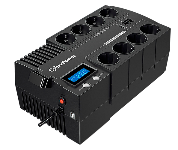 

Источник бесперебойного питания CyberPower BR700EA Line-Interactive 700VA/420W USB/RJ11/45 (4+4 EURO), BR700EA