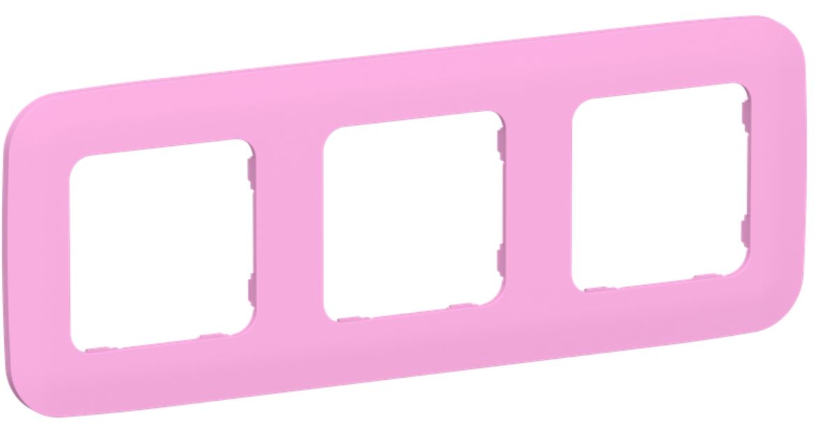 

Рамка тройная IEK FI-M32-31-20-K99 FLITE РУ-3-А-ФлПр пурпурный, FI-M32-31-20-K99