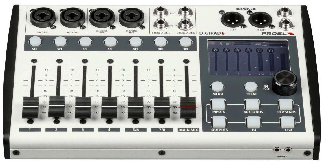 Микшерный пульт Proel DIGIPAD8