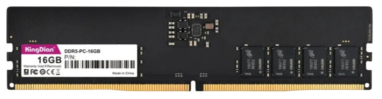 

Оперативная память DDR5 16GB KingDian DDR5-PC-16GB-56-46 5600MHz CL46, DDR5-PC-16GB-56-46