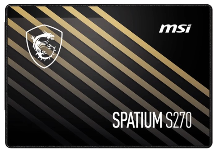 

Накопитель SSD 2.5'' MSI SPATIUM S270 S78-440E340-P83 480GB, 450/500MB/s, MTBF 2M, 250 TBW, SPATIUM S270