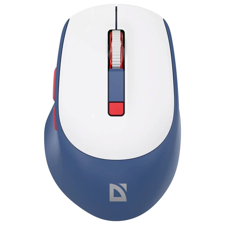 

Мышь Wireless Defender Belsa MB-249 52249 Bluetooth/2.4G 6кн. 3200dpi бел/син, Belsa MB-249