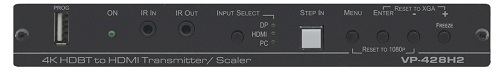 

Масштабатор Kramer VP-428H2 72-00003790 HDMI, DP и VGA в HDBaseT, передатчик RS-232, ИК и Ethernet, поддержка 4К60 4:4:4, PoE, Step-In, VP-428H2
