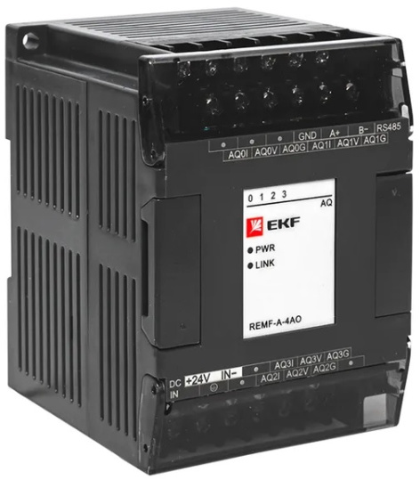 Изображение товара Модуль ввода/вывода EKF REMF-A-4AO для автоматизированных систем