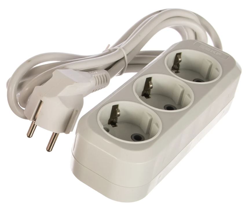 

Удлинитель EKF UBA16-310-3-02 "Эксперт" 3 гнезда 2 метра 16А/3,0кВт с заземлением ПВС 3х1 PROxima, UBA16-310-3-02