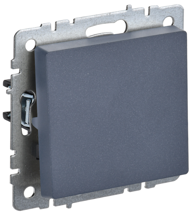 

Выключатель кнопочный IEK BR-V14-0-10-K35 BRITE 10А ВС10-1-4-БрМ Маренго, BR-V14-0-10-K35
