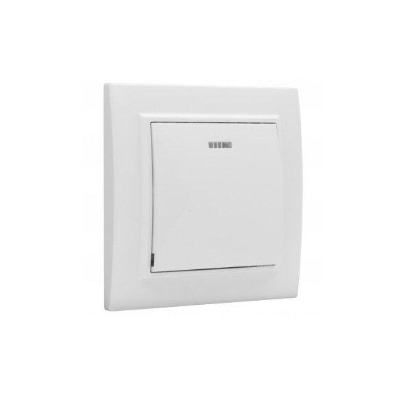 

Выключатель EKF ERV10-121-10 1-кл. СП Минск 10А с индикатором белый, Basic, ERV10-121-10