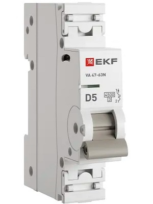 Изображение товара Автоматический выключатель EKF M634105D для защиты электрических сетей
