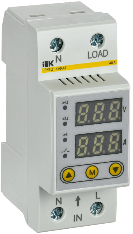 

Реле IEK IVC21-1-40 напряжения и тока РНТ-д однофазное 36мм 40А, IVC21-1-40