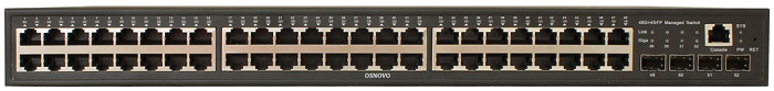 

Коммутатор PoE OSNOVO SW-84804/L(800W) на 48 RJ45 PoE + 4 x GE SFP 48 x GE (10/100/1000 Base-T) PoE (IEEE 802.3af/at), 4 x GE Uplink. PoE IEEE 802.3af, SW-84804/L(800W)