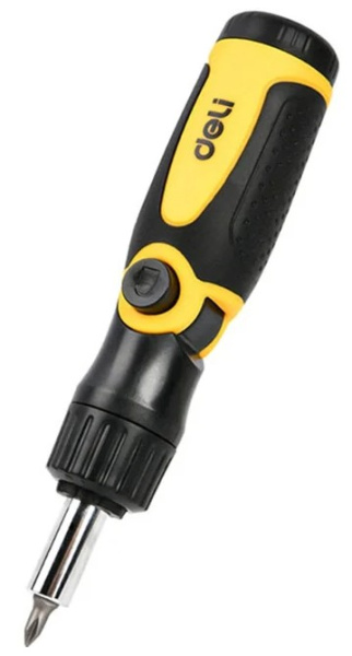 Изображение товара Многофункциональная отвертка Deli DL260113 13-в-1 с насадками из хром-ванадия