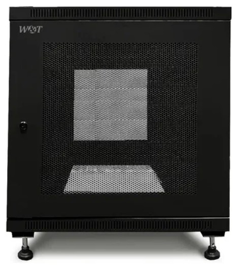 

Шкаф напольный 19", 12U W&T D126080BWTWOF телекоммуникационный серверный 600х800мм черный, D126080BWTWOF