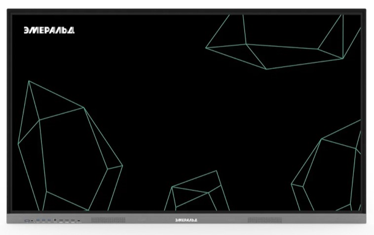 

Интерактивная панель Эмеральд EML751 75" (IR, 350 нит, 4K, RAM 8Гб, ROM 128Гб, Android 14.0), EML751