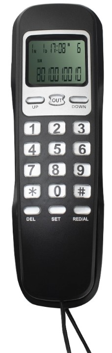 

Телефон проводной Ritmix RT-010 80002752 черный, RT-010