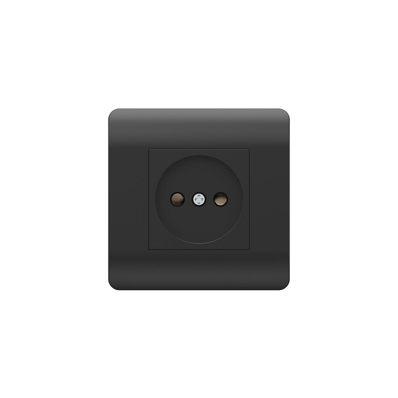 

Розетка CHINT 431486 NЕW3-E 16А без заземл. защ. шторки черн., 431486