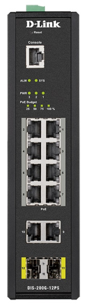 фото Коммутатор промышленный управляемый D-link DIS-200G-12PS/A1A в Екатеринбурге