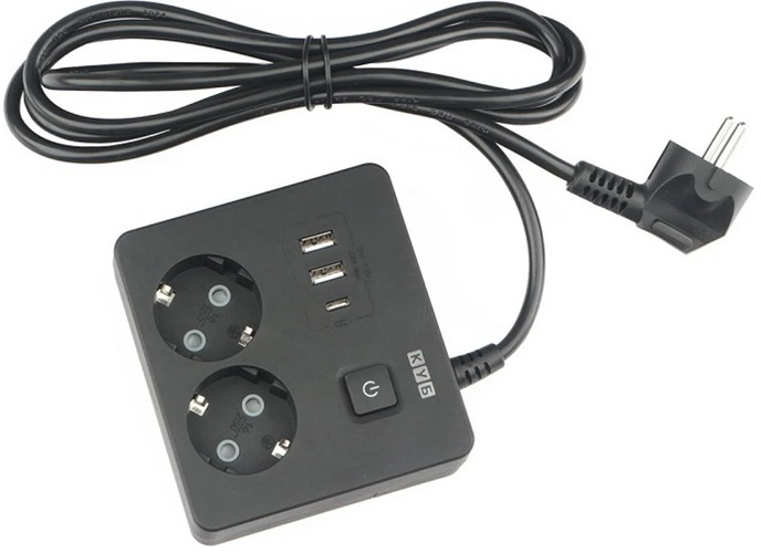 фото Удлинитель сетевой  Power Cube PC-1B-2M