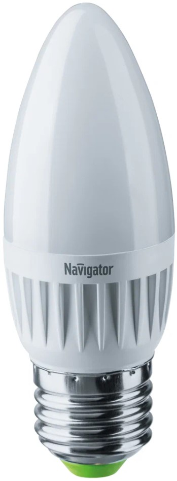 

Лампа светодиодная Navigator NLL-C37-7-230-2.7K-E27-FR 7Вт, 176-264В, 2700К, 525лм, Е27, 37х100мм, свеча, матовая (94493), NLL-C37-7-230-2.7K-E27-FR
