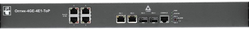 

Мультиплексор-коммутатор НПО Телеком Оптик-4GE-4E1-ToP TDMoP, 4 потока E1, 2хRJ45-10/100/1000, 2 слота для SFP, размеры 1U, 19" (420*160*43мм без ушей, Оптик-4GE-4E1-ToP