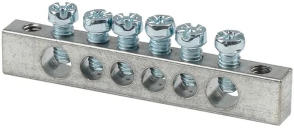 Изображение товара Электрическая шина EKF sn1-63-06-k для монтажа на изолятор