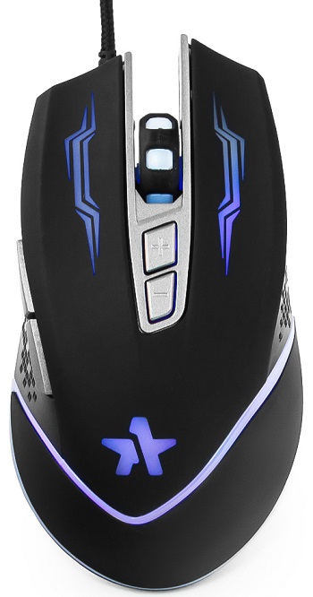 

Мышь Гарнизон GM-730G черная Астерион, USB, чип Х3, с2400dpi, код Survarium, GM-730G