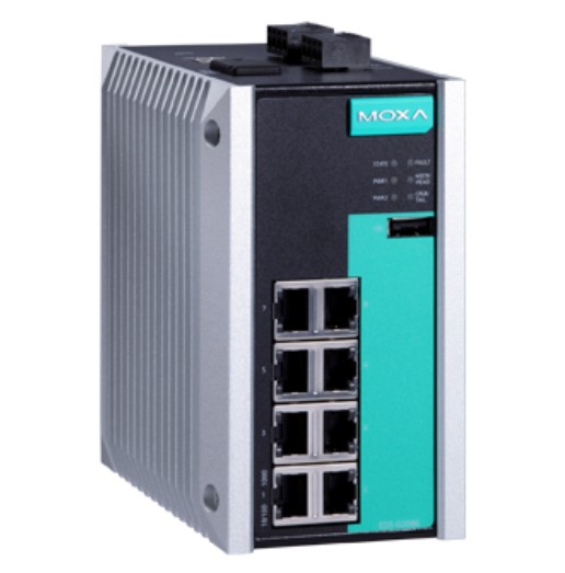 

Коммутатор управляемый MOXA EDS-G508E-T 8x10/100/1000BaseT(X) ports, EDS-G508E-T