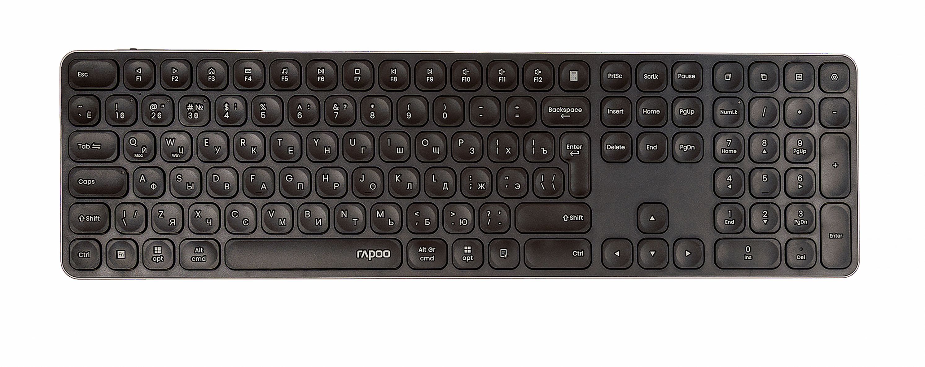 

Клавиатура Wireless Rapoo E9550L цвет: черный, E9550L