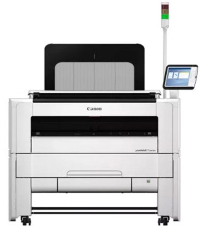 

Инженерная машина Canon plotWAVE T35 P1R CO 36" (914 мм, A0+), 6 стр/мин., с одним рулоном, тонером, без крышки, plotWAVE T35 P1R CO