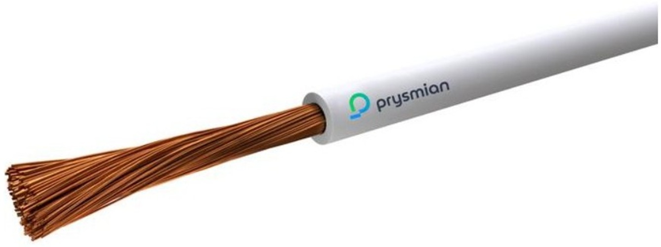 Провод РЭК-Prysmian ПуГВнг(А)-LS 1х1,5 ГОСТ, установочный, белый 100 м