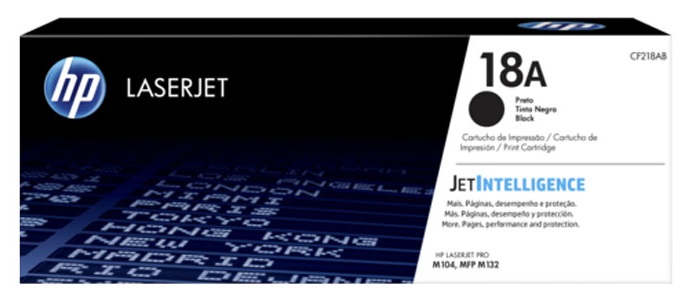 

Картридж HP 18A CF218A для принтера LaserJet Pro M104/M132 (1400стр.), черный, 18A