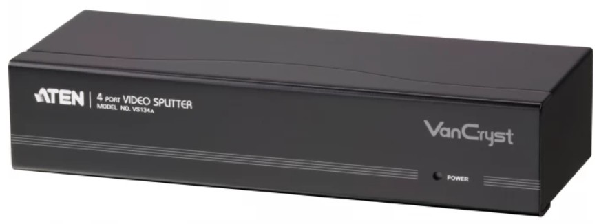 

Разветвитель Aten VS134A-AT-G VGA 4-портовый (450 МГц), VS134A-AT-G