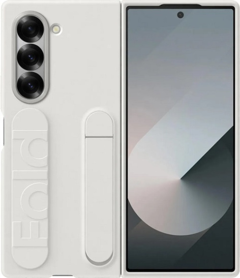 Изображение товара Чехол Samsung EF-MF956TWEGRU силиконовый для Galaxy Z Fold6 белый с подставкой