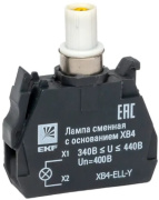 фото Лампа сменная c основанием  EKF XB4-ELL-Y