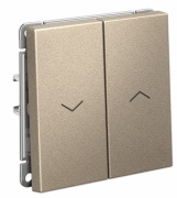 Изображение товара Выключатель двухклавишный Systeme Electric GAL000519S