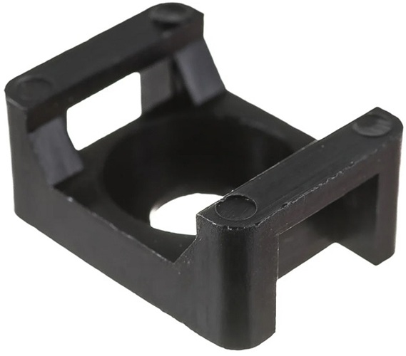 

Площадка под дюбель Fortisflex 63096 ПМO 22х16 черная (100шт), 63096