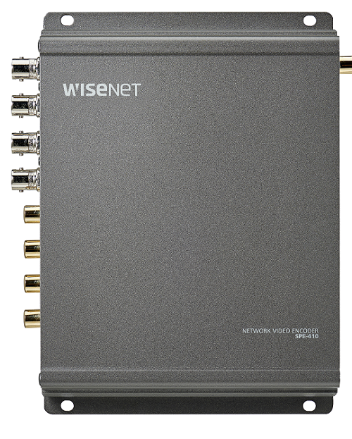 

Видеоэнкодер Wisenet SPE-410P 4-х канальный IP-кодер для оцифровки аналоговых камер формата CVBS, AHD(2/4MП), CVI(2MП), TVI(2MП); 4 видео входа BNC, 1, SPE-410P