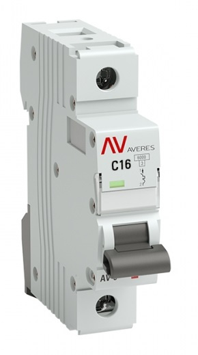 Изображение товара Автоматический выключатель EKF mcb6-DC-1-16C-av для постоянного тока IP20