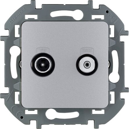 

Розетка Legrand 673882 Inspiria алюминий TV/SAT "звезда", 673882