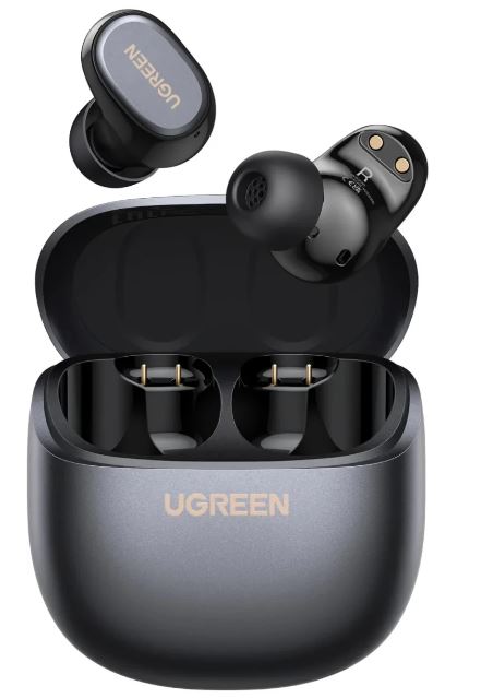 

Наушники беспроводные UGREEN WS220 75628_ BT HiTune Dots Earbuds. Цвет: черный, WS220