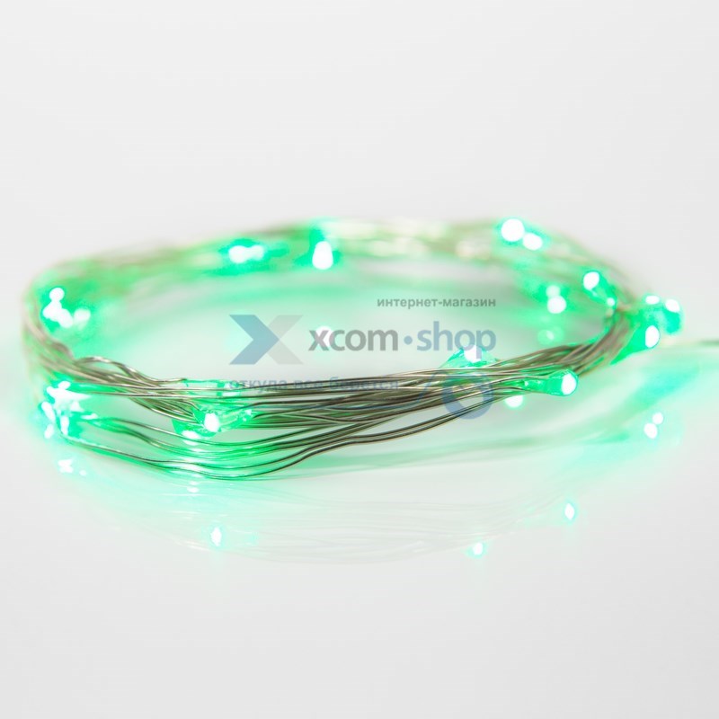 

Гирлянда NEON-NIGHT 303-008 роса, 2м, 20 диодов, цвет зеленый, 303-008