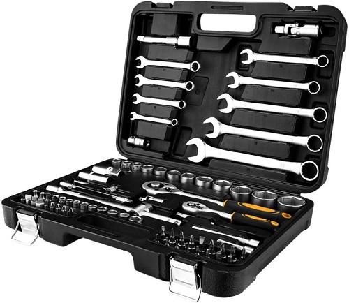 

Набор инструментов DEKO DKMT82 065-0214 для авто (82 предмета), DKMT82