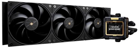 

Система охлаждения жидкостная Thermalright Frozen Warframe 360 Black F-WFRAME-360-BL LGA115x/1200/1700/1851/AM4/AM5 (3*120mm, 2000rpm, 70.84, 29.8dBa), Frozen Warframe 360 Black