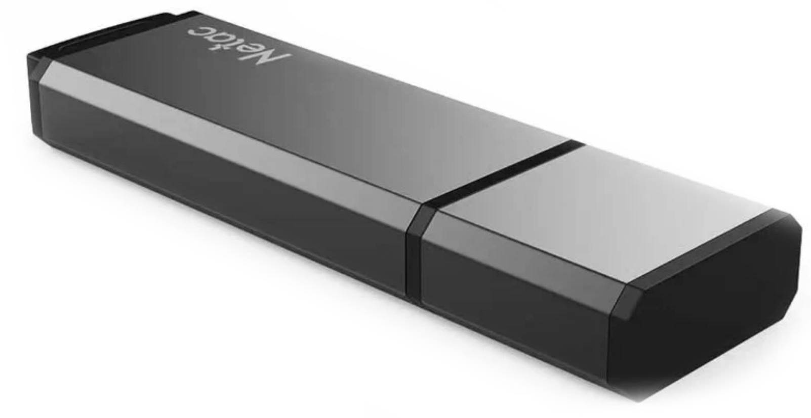 

Накопитель USB 3.2 16GB Netac U351 с колпачком, металлический черный, U351